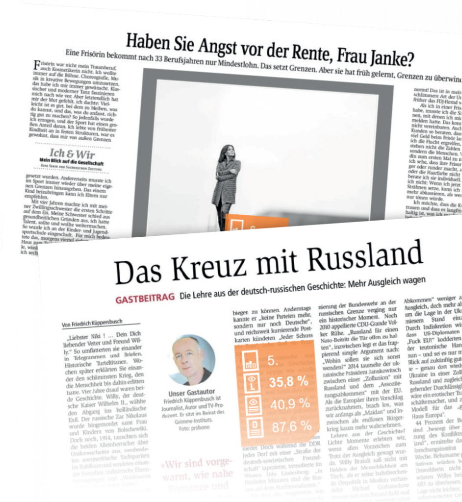 Die "Ich-&-Wir"-Serie der Sächsischen Zeitung.
